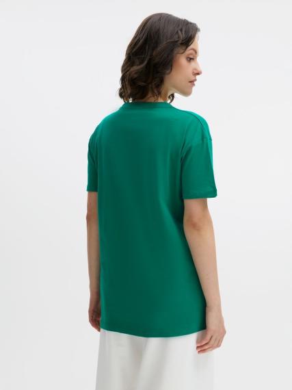 Футболка Regent 150 зеленая (изумрудная), размер XL