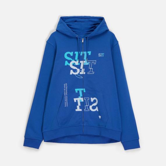 Толстовка унисекс Calipso, ярко-синяя (royal), размер L