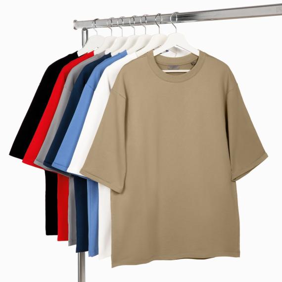 Футболка оверсайз унисекс Kosmos 2.0, красная (алая), размер M/L