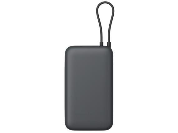 Внешний аккумулятор с встроенным кабелем Xiaomi Power Bank (Integrated Cable), 20000 мАч