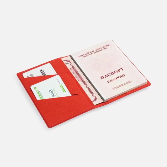Обложка для паспорта Devon, красная
