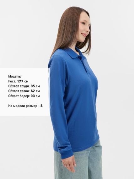 Рубашка поло с длинным рукавом Prime LSL, ярко-синяя (royal), размер XS