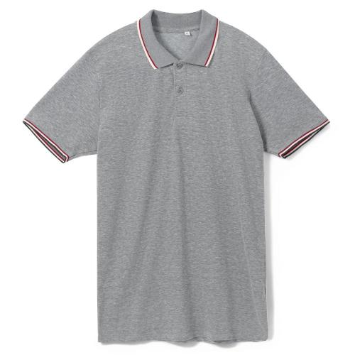 Рубашка поло мужская Paname Men черный меланж, размер XL