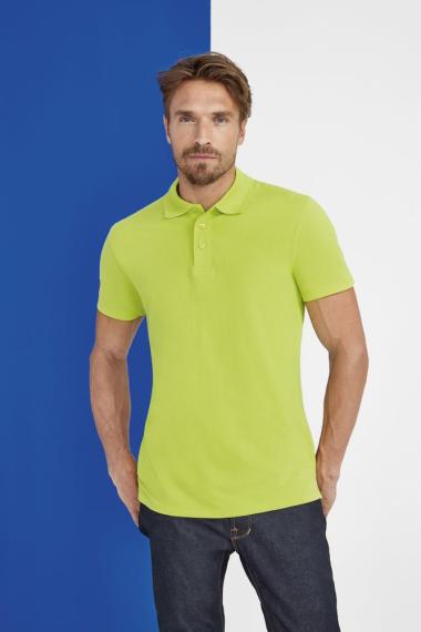 Рубашка поло мужская Spring 210 ярко-зеленая, размер S