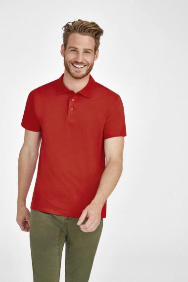 Рубашка поло мужская Prescott men 170 красная, размер L
