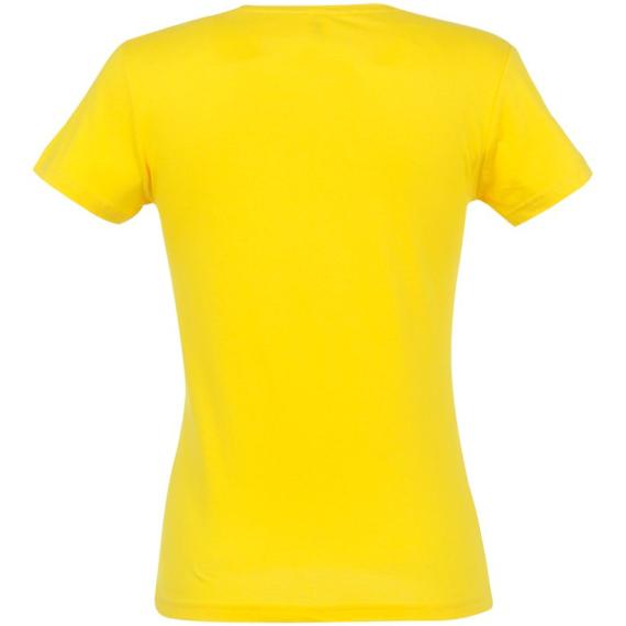 Футболка женская Miss 150 желтая, размер XL