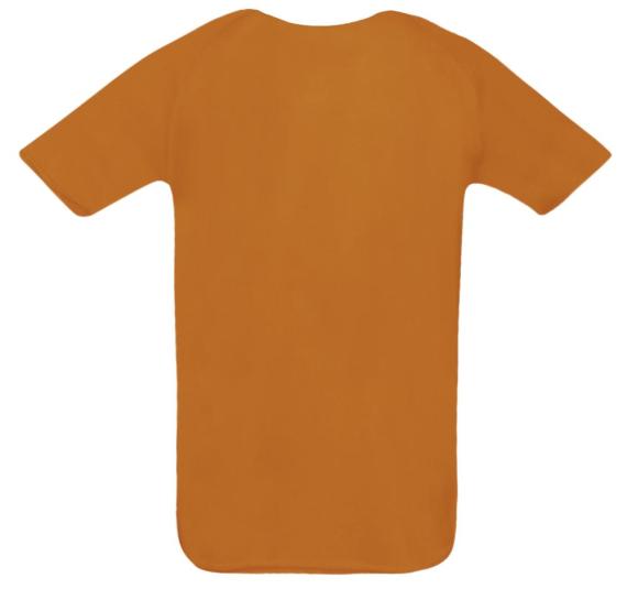 Футболка унисекс Sporty 140 оранжевая, размер XL